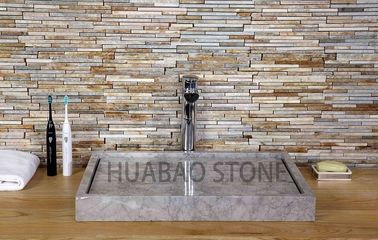 Square Luxury Granite Kitchen Sink 100mm*400mm*400mm For Boutique Hotels