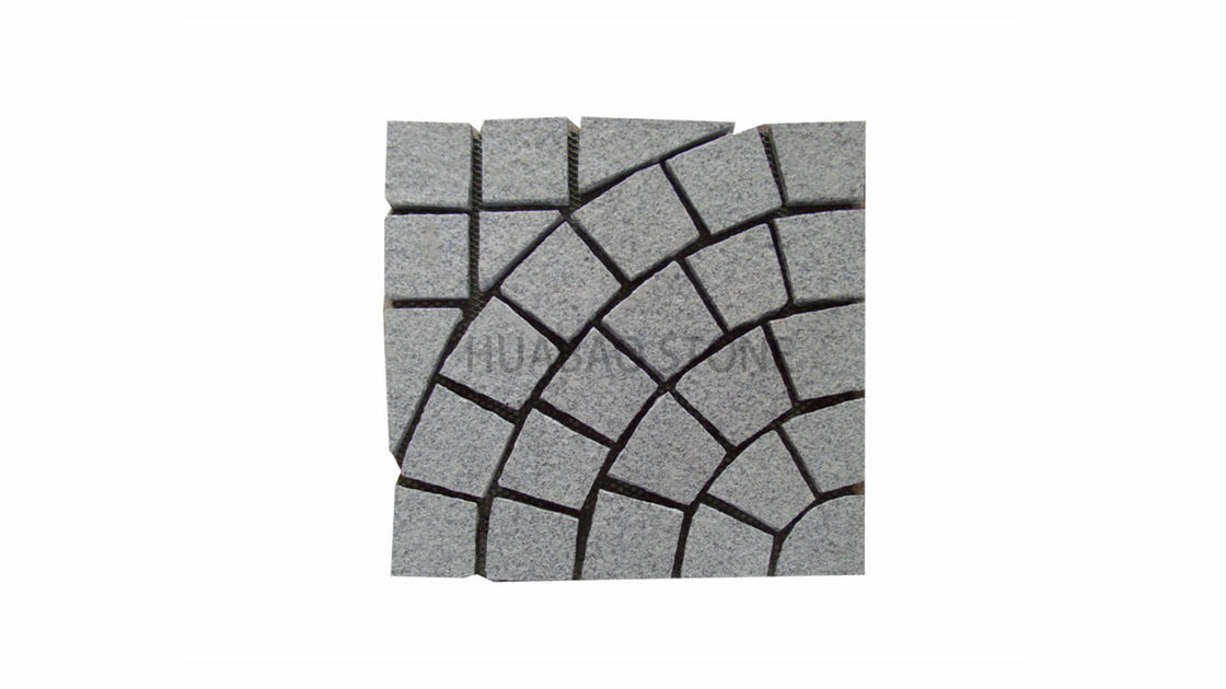 Indoor Outdoor Stone Paving Tiles Heat Resistance Anti Corrosion Mesh Back